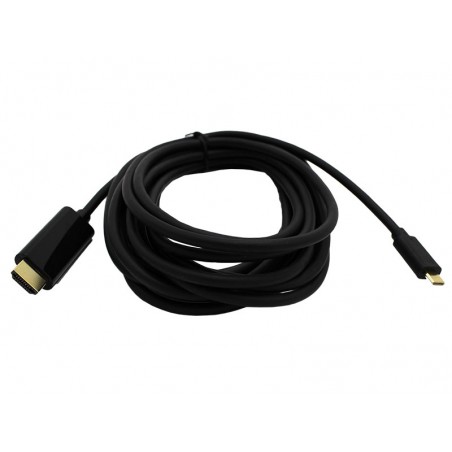 Cablu Type C la HDMI 5m, negru, Alien