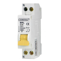 Intrerupator automat BRL bipolar intr-un modul COMTEC, 20A, curba C