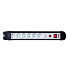 Prelungitor cu protectie 10 metri 6 prize schuko cu reset & led & switch cablu 3X1,5mm, TED Electric