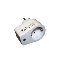 Priza cu protectie la supratensiune Sal NVT 1/WH