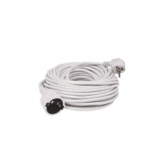 Cordon prelungitor Home, cu fisa si priza, cablu 3x1.5mm, 5m, Alb