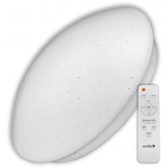 Plafoniera cu LED Avide, 48W, STELLA-CCT, 3 moduri de iluminare, telecomanda